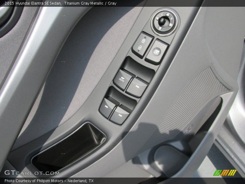 Titanium Gray Metallic / Gray 2015 Hyundai Elantra SE Sedan