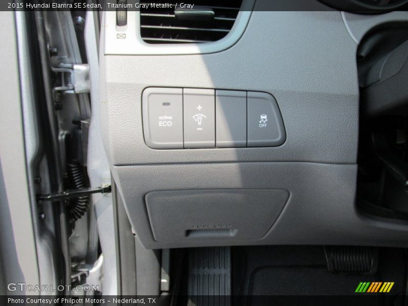 Titanium Gray Metallic / Gray 2015 Hyundai Elantra SE Sedan