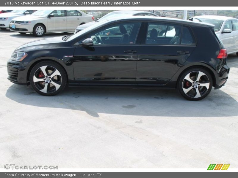 Deep Black Pearl / Interlagos Cloth 2015 Volkswagen Golf GTI 4-Door 2.0T S