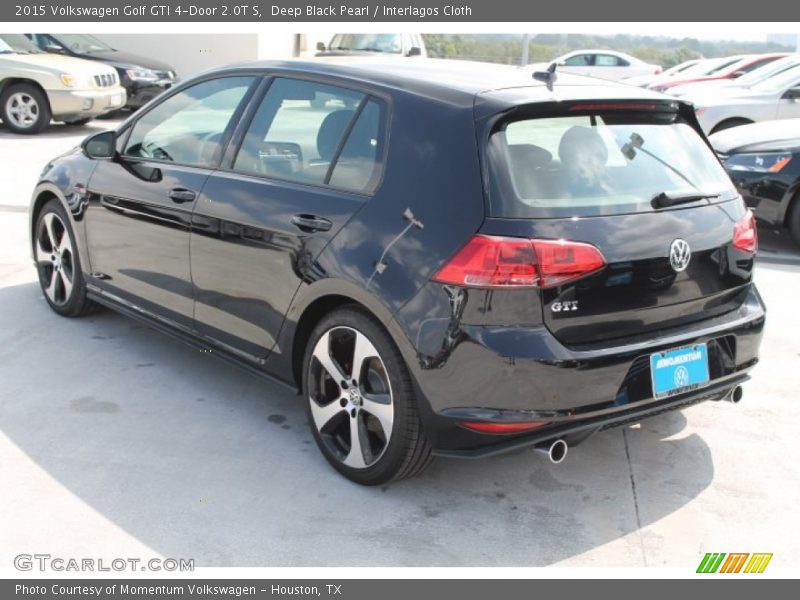 Deep Black Pearl / Interlagos Cloth 2015 Volkswagen Golf GTI 4-Door 2.0T S
