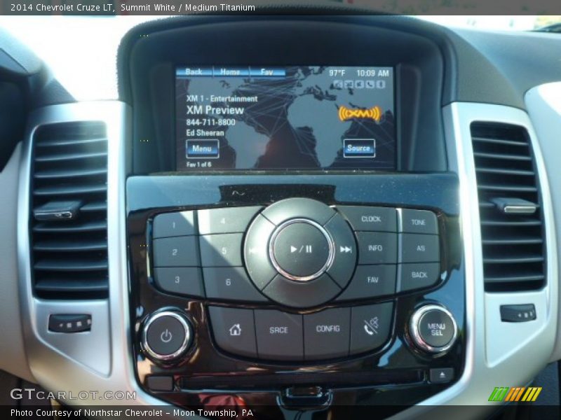 Summit White / Medium Titanium 2014 Chevrolet Cruze LT