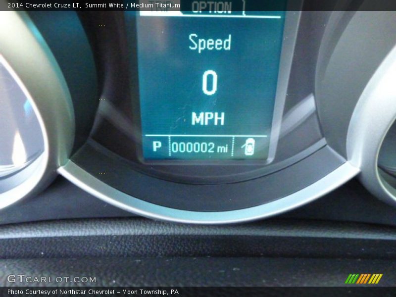 Summit White / Medium Titanium 2014 Chevrolet Cruze LT