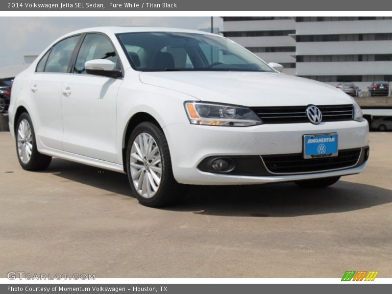 Pure White / Titan Black 2014 Volkswagen Jetta SEL Sedan