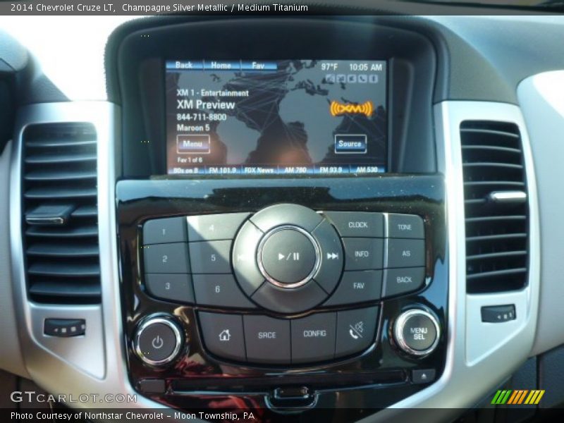Champagne Silver Metallic / Medium Titanium 2014 Chevrolet Cruze LT