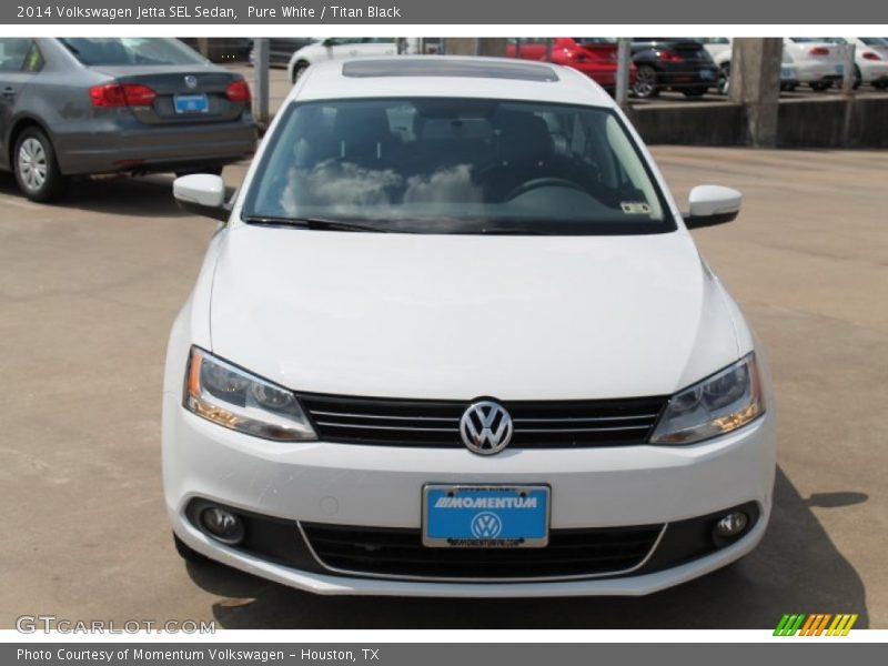 Pure White / Titan Black 2014 Volkswagen Jetta SEL Sedan