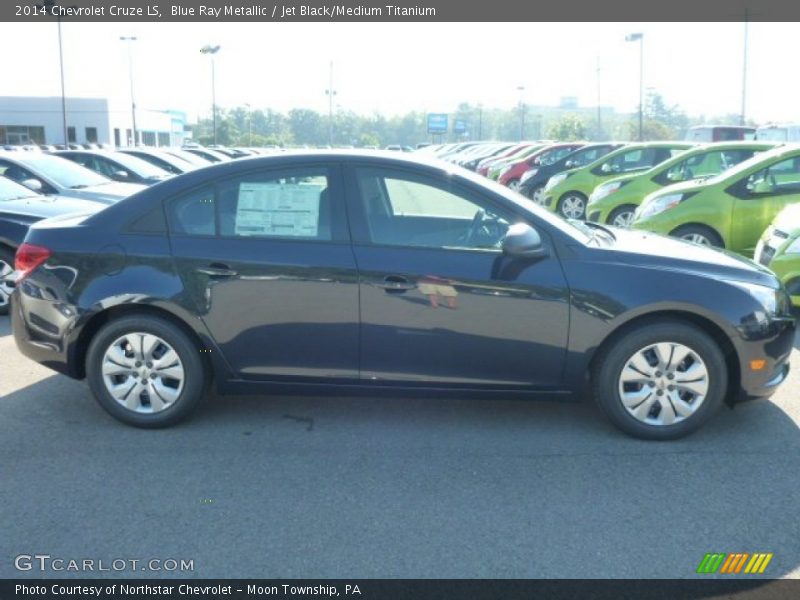 Blue Ray Metallic / Jet Black/Medium Titanium 2014 Chevrolet Cruze LS