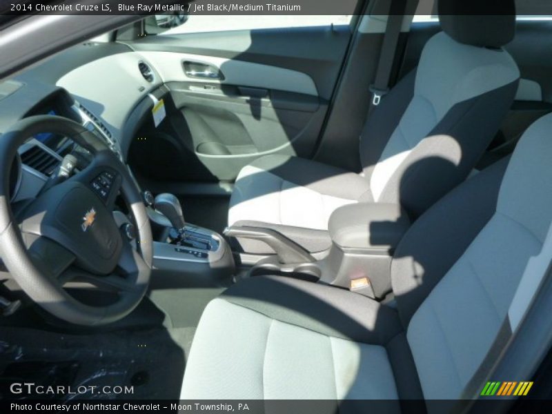 Blue Ray Metallic / Jet Black/Medium Titanium 2014 Chevrolet Cruze LS