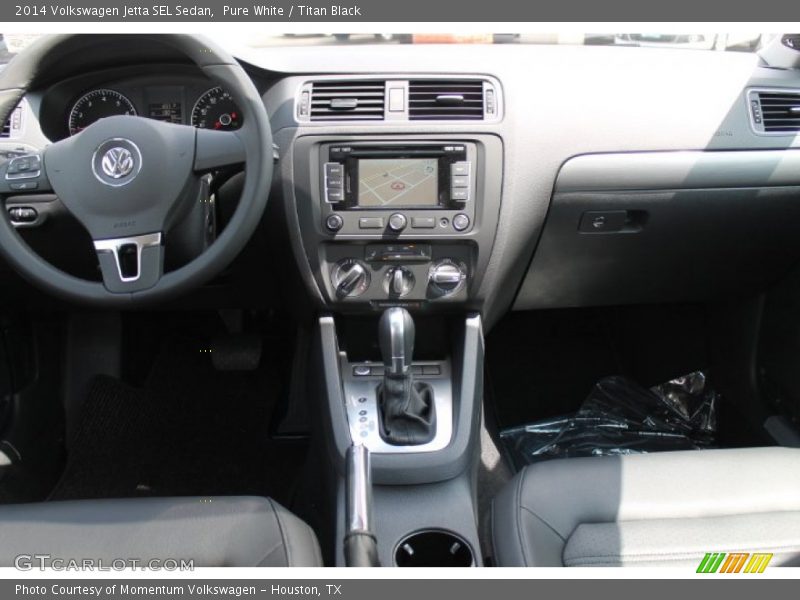 Pure White / Titan Black 2014 Volkswagen Jetta SEL Sedan