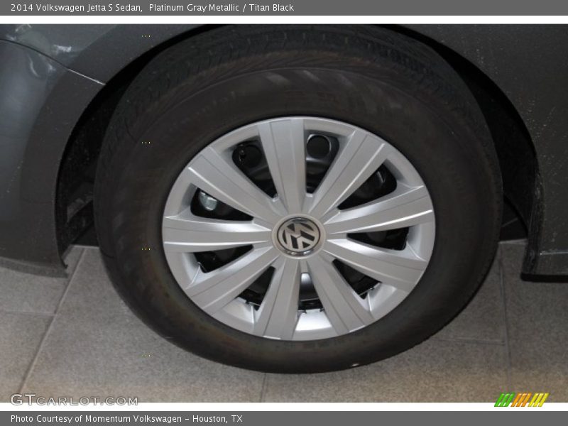 Platinum Gray Metallic / Titan Black 2014 Volkswagen Jetta S Sedan