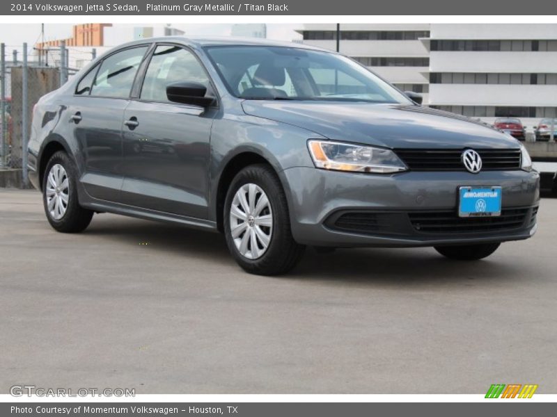 Platinum Gray Metallic / Titan Black 2014 Volkswagen Jetta S Sedan