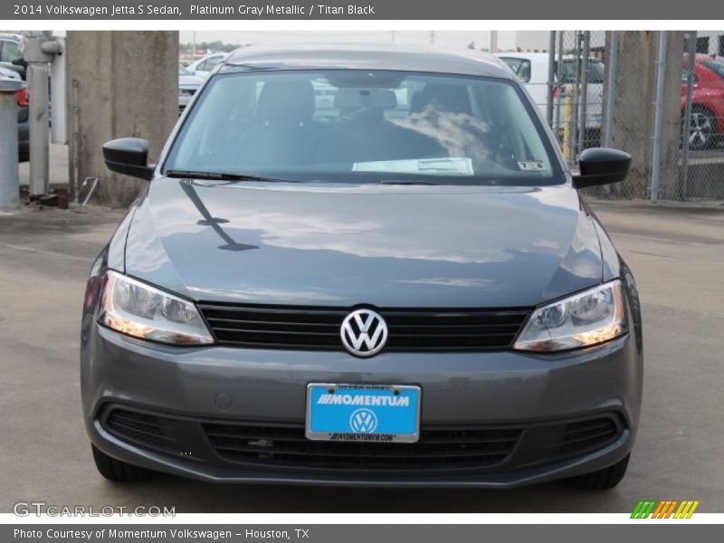 Platinum Gray Metallic / Titan Black 2014 Volkswagen Jetta S Sedan