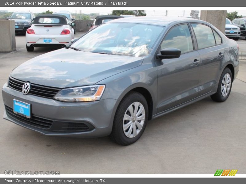 Platinum Gray Metallic / Titan Black 2014 Volkswagen Jetta S Sedan