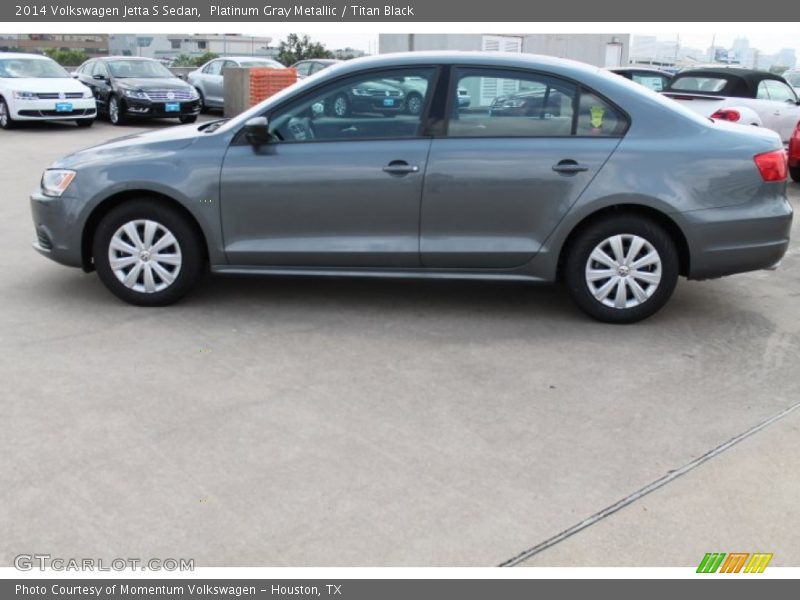 Platinum Gray Metallic / Titan Black 2014 Volkswagen Jetta S Sedan