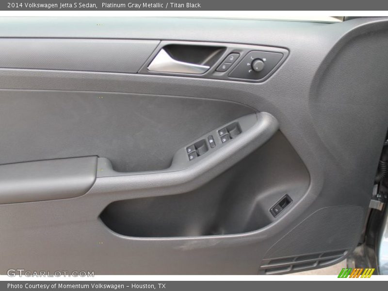 Platinum Gray Metallic / Titan Black 2014 Volkswagen Jetta S Sedan