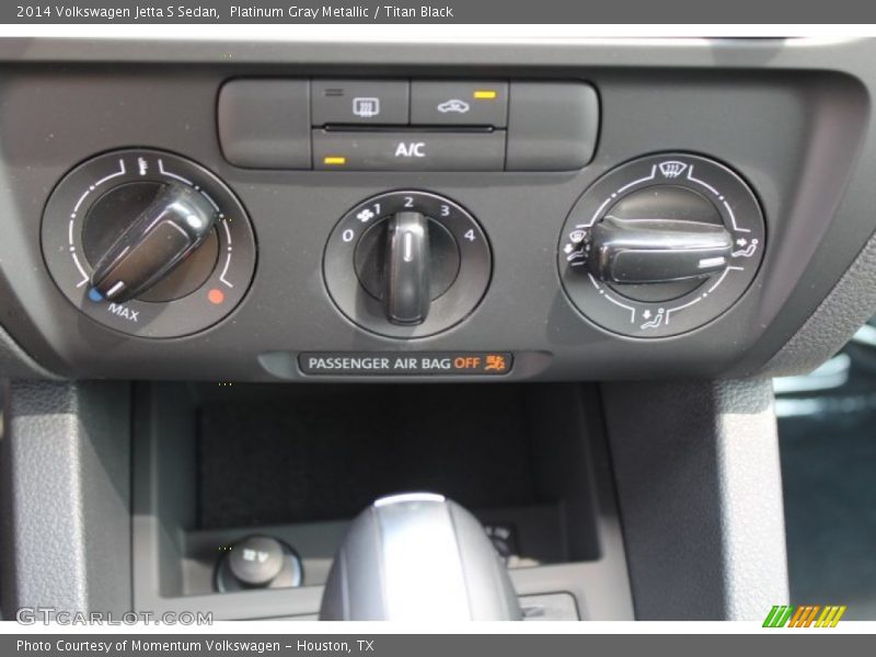 Platinum Gray Metallic / Titan Black 2014 Volkswagen Jetta S Sedan