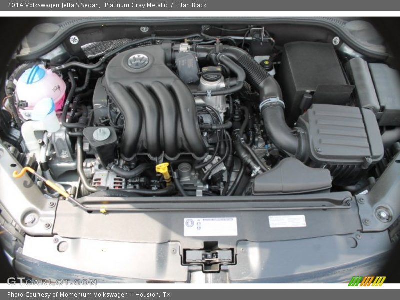 Platinum Gray Metallic / Titan Black 2014 Volkswagen Jetta S Sedan