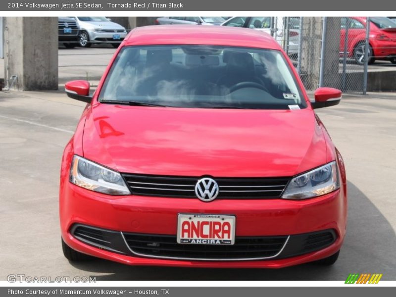 Tornado Red / Titan Black 2014 Volkswagen Jetta SE Sedan