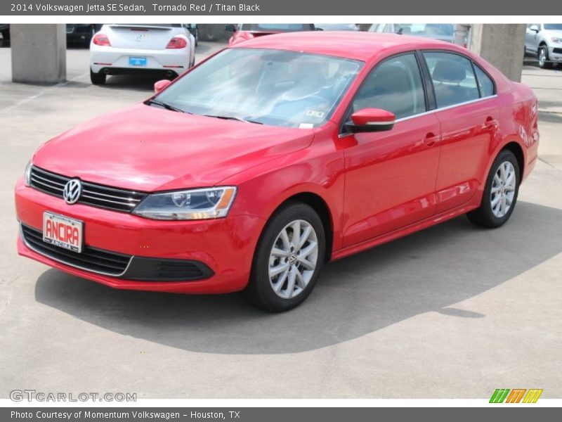 Tornado Red / Titan Black 2014 Volkswagen Jetta SE Sedan