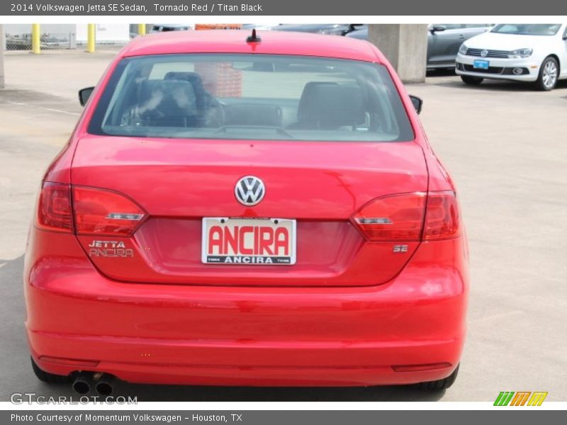 Tornado Red / Titan Black 2014 Volkswagen Jetta SE Sedan