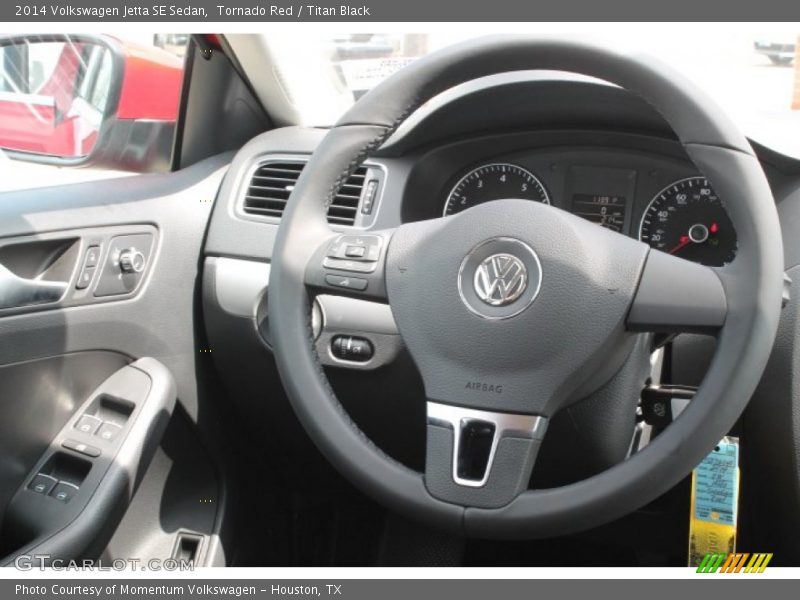 Tornado Red / Titan Black 2014 Volkswagen Jetta SE Sedan