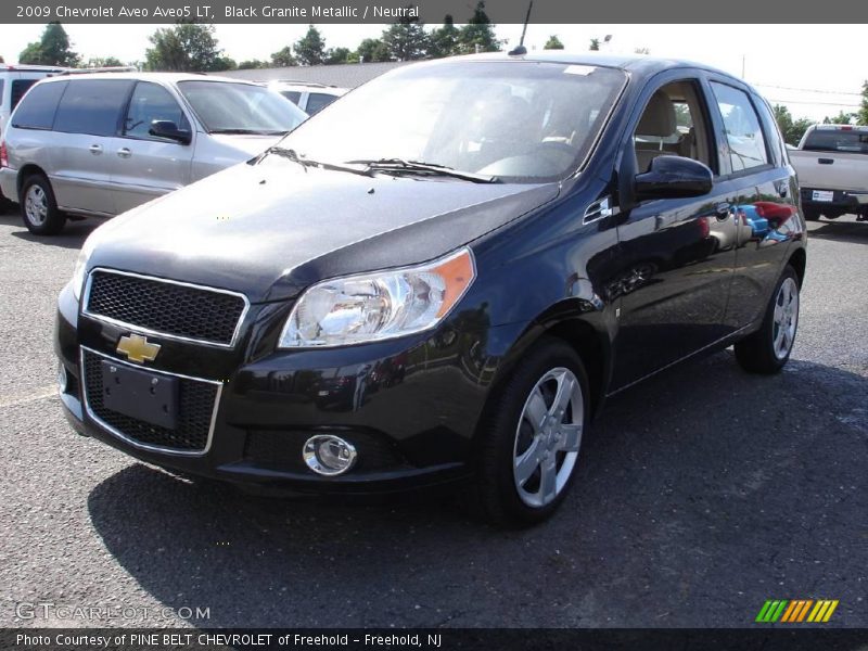 Black Granite Metallic / Neutral 2009 Chevrolet Aveo Aveo5 LT
