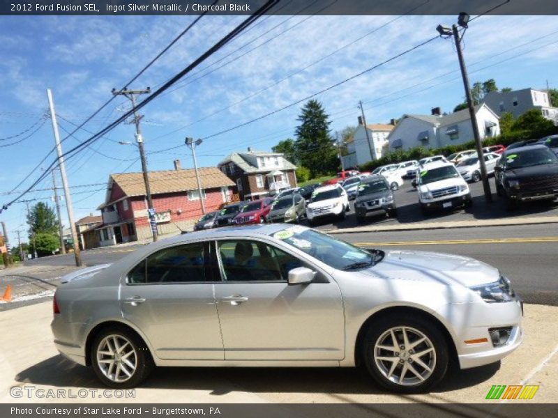 Ingot Silver Metallic / Charcoal Black 2012 Ford Fusion SEL