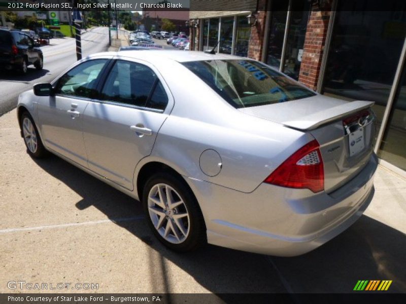 Ingot Silver Metallic / Charcoal Black 2012 Ford Fusion SEL