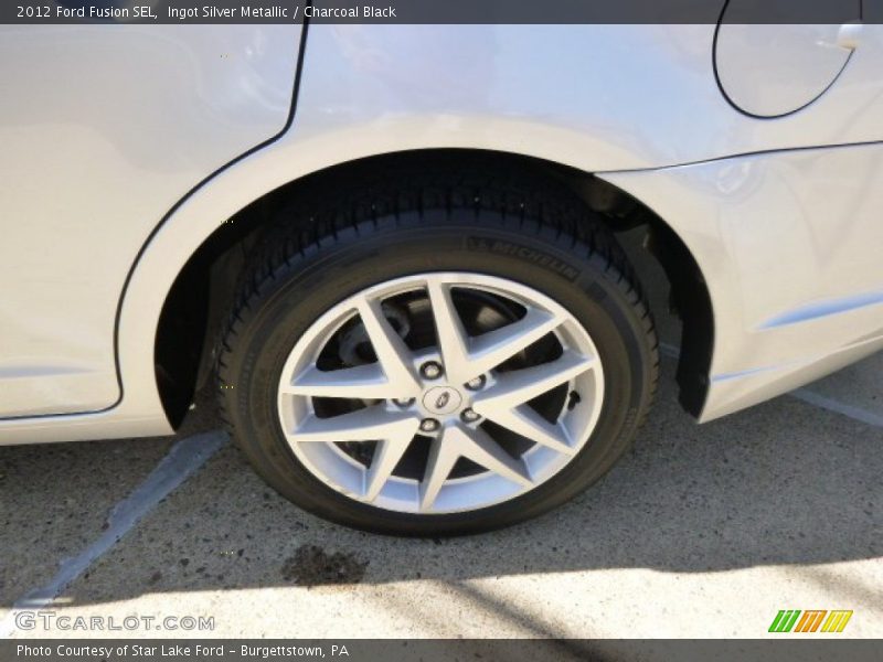 Ingot Silver Metallic / Charcoal Black 2012 Ford Fusion SEL