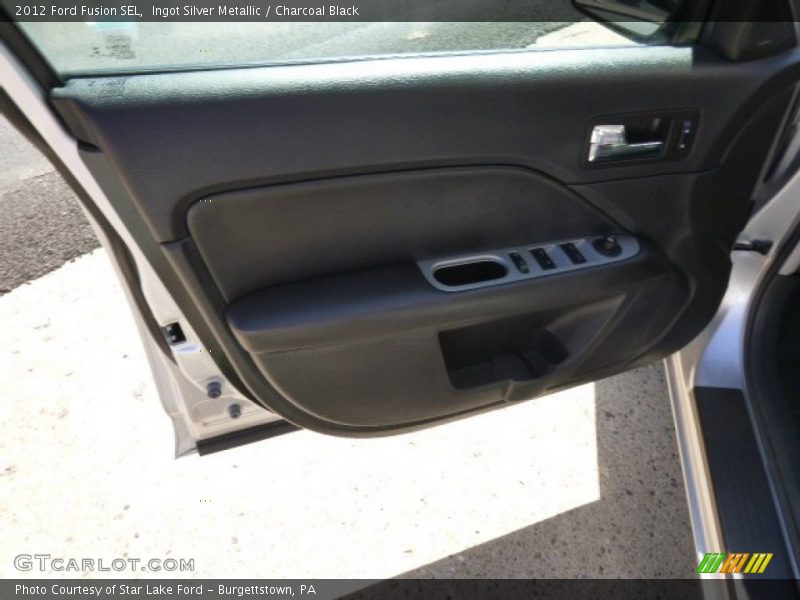 Ingot Silver Metallic / Charcoal Black 2012 Ford Fusion SEL