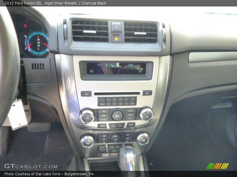 Ingot Silver Metallic / Charcoal Black 2012 Ford Fusion SEL