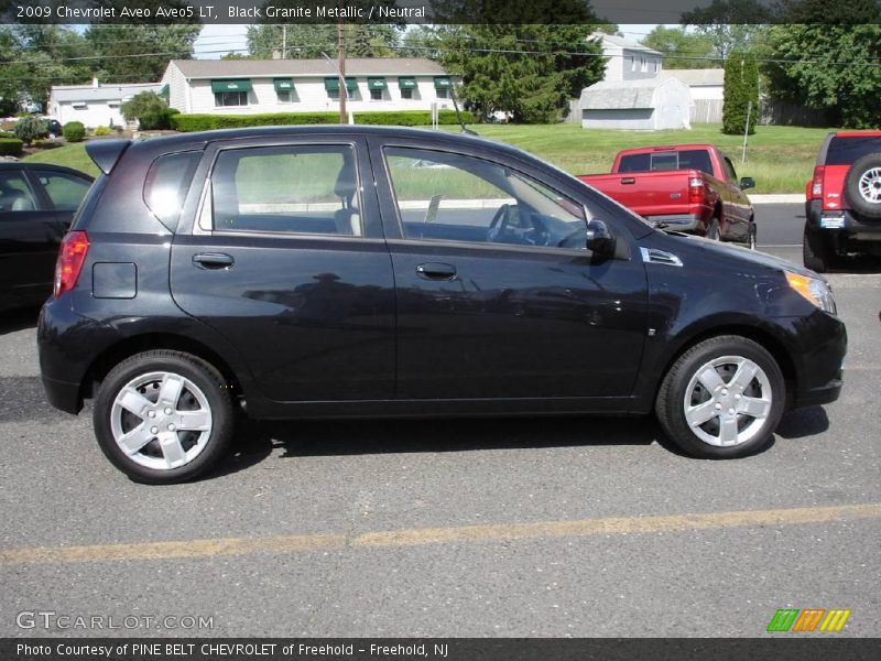 Black Granite Metallic / Neutral 2009 Chevrolet Aveo Aveo5 LT
