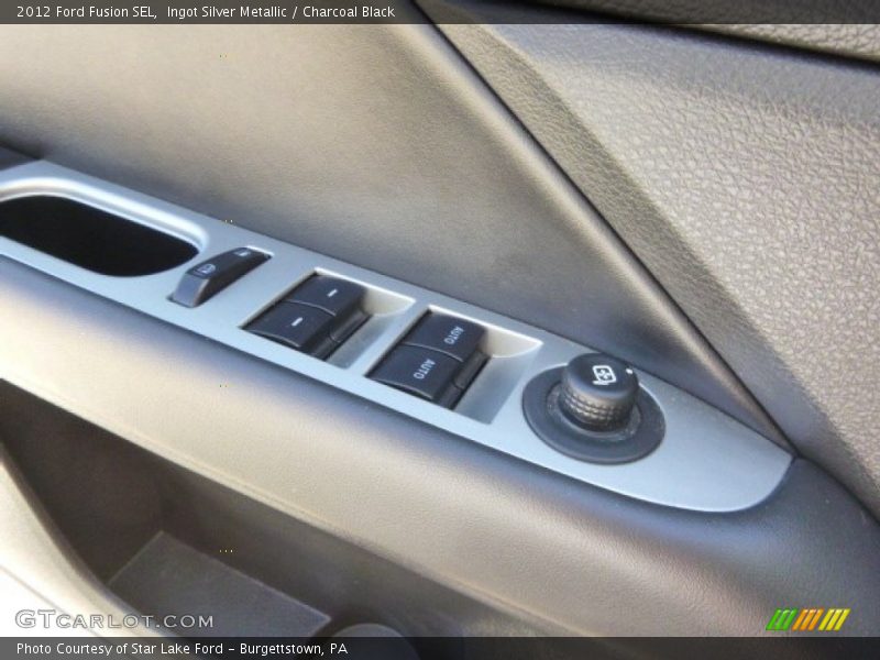 Ingot Silver Metallic / Charcoal Black 2012 Ford Fusion SEL