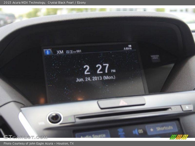 Crystal Black Pearl / Ebony 2015 Acura MDX Technology