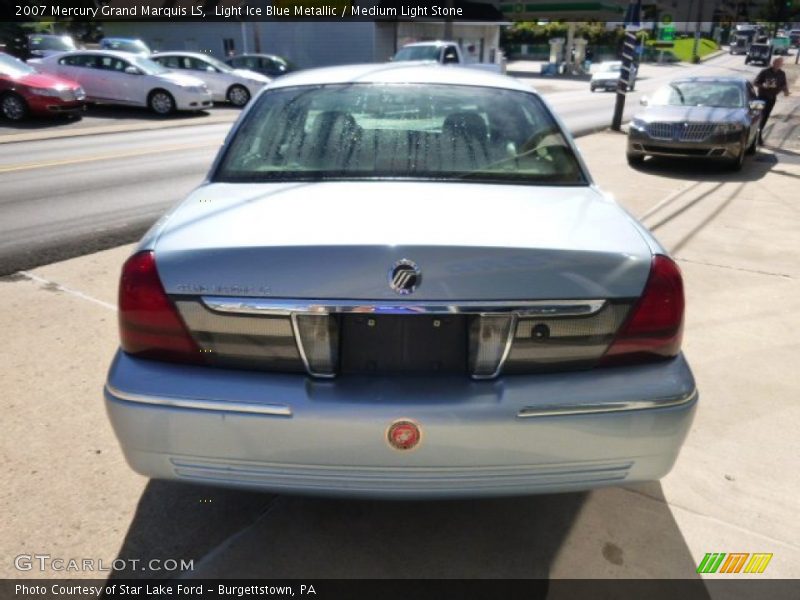 Light Ice Blue Metallic / Medium Light Stone 2007 Mercury Grand Marquis LS