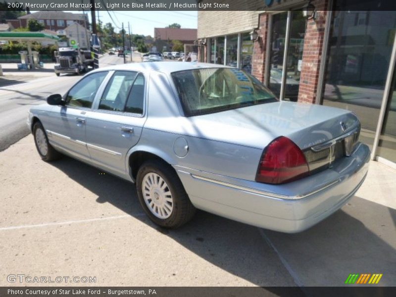 Light Ice Blue Metallic / Medium Light Stone 2007 Mercury Grand Marquis LS