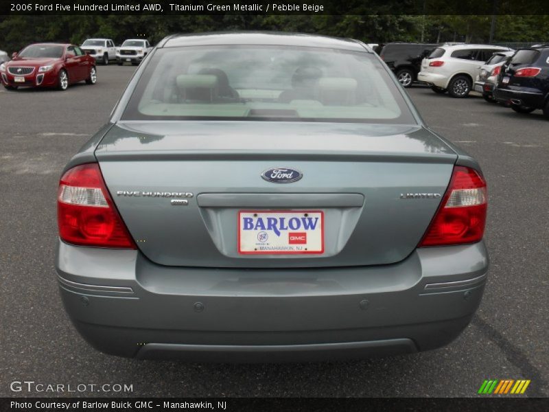 Titanium Green Metallic / Pebble Beige 2006 Ford Five Hundred Limited AWD