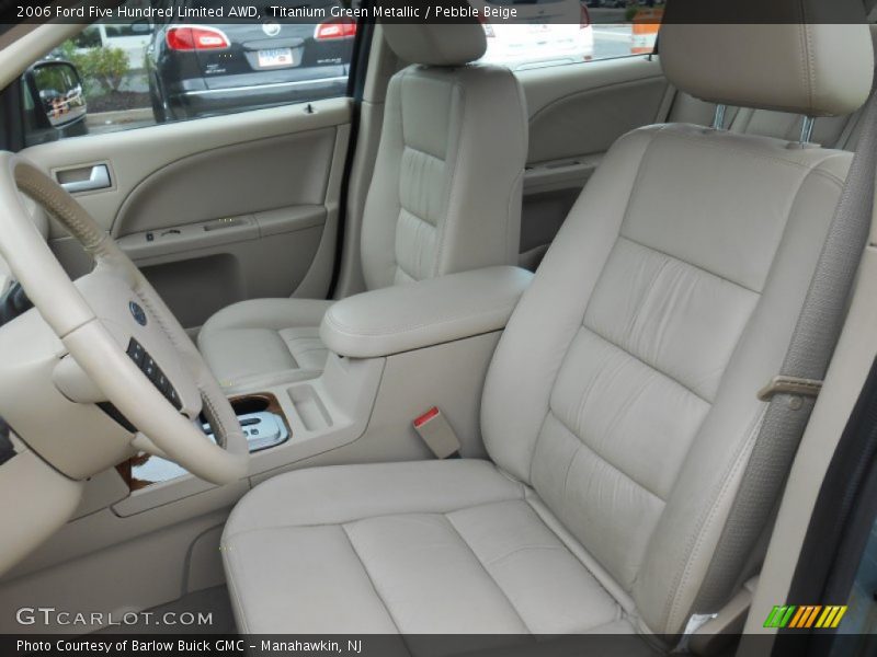 Titanium Green Metallic / Pebble Beige 2006 Ford Five Hundred Limited AWD