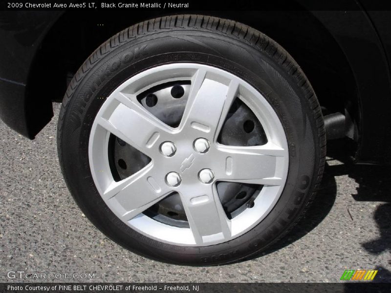 Black Granite Metallic / Neutral 2009 Chevrolet Aveo Aveo5 LT