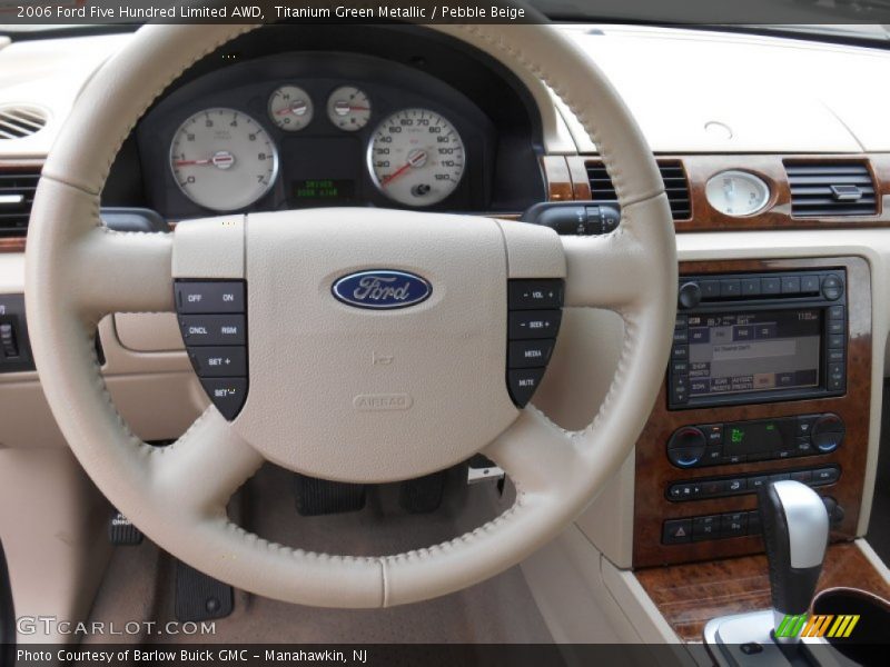 Titanium Green Metallic / Pebble Beige 2006 Ford Five Hundred Limited AWD