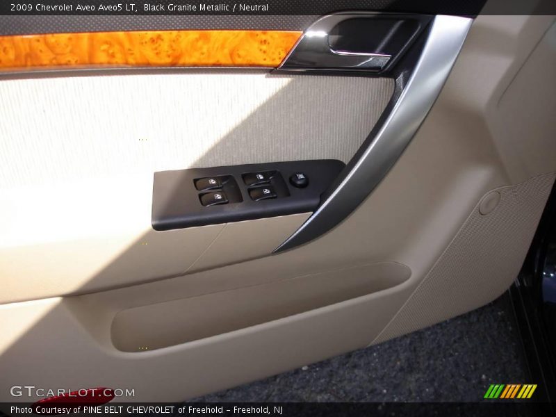 Black Granite Metallic / Neutral 2009 Chevrolet Aveo Aveo5 LT
