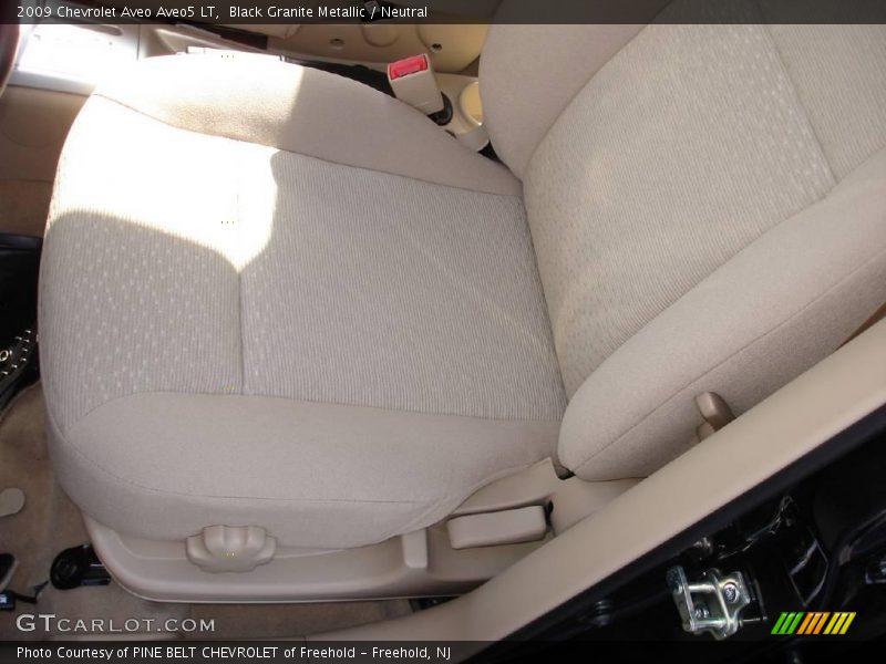 Black Granite Metallic / Neutral 2009 Chevrolet Aveo Aveo5 LT