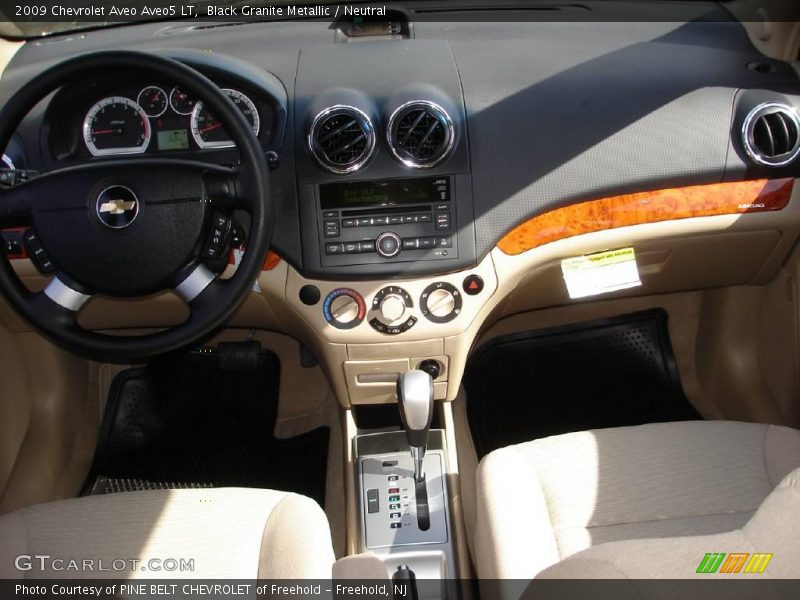Black Granite Metallic / Neutral 2009 Chevrolet Aveo Aveo5 LT