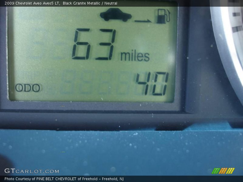 Black Granite Metallic / Neutral 2009 Chevrolet Aveo Aveo5 LT