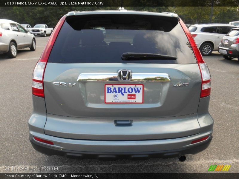 Opal Sage Metallic / Gray 2010 Honda CR-V EX-L AWD