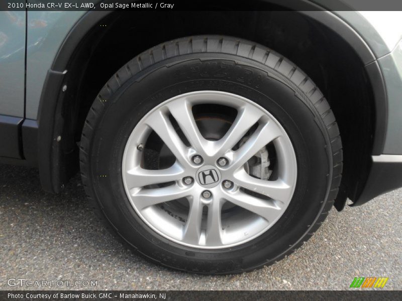 Opal Sage Metallic / Gray 2010 Honda CR-V EX-L AWD