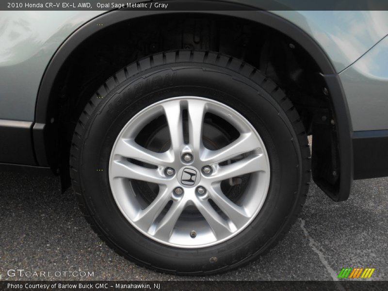 Opal Sage Metallic / Gray 2010 Honda CR-V EX-L AWD