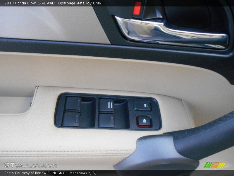 Opal Sage Metallic / Gray 2010 Honda CR-V EX-L AWD