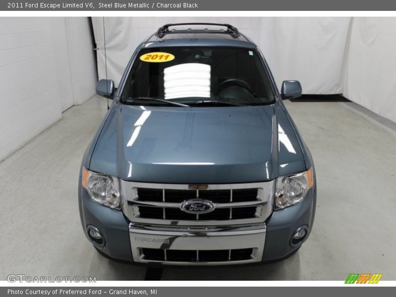 Steel Blue Metallic / Charcoal Black 2011 Ford Escape Limited V6