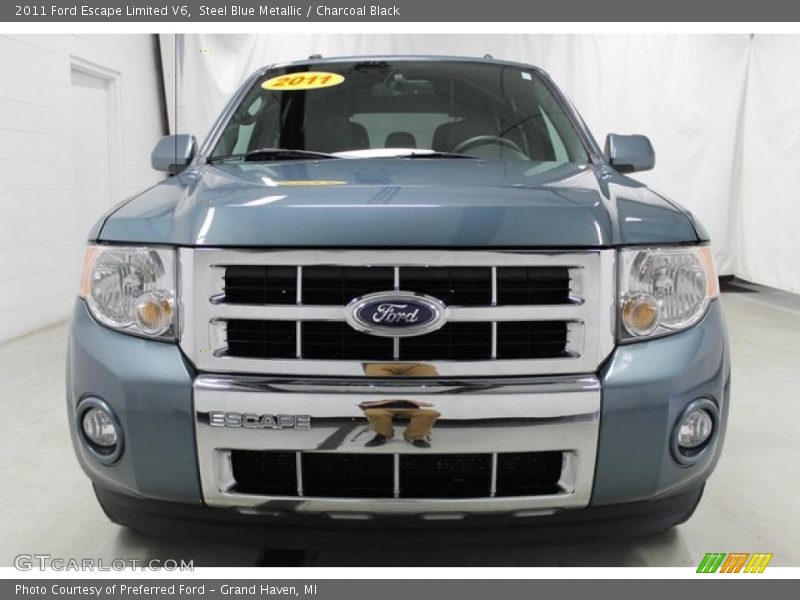 Steel Blue Metallic / Charcoal Black 2011 Ford Escape Limited V6