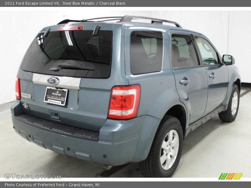 Steel Blue Metallic / Charcoal Black 2011 Ford Escape Limited V6